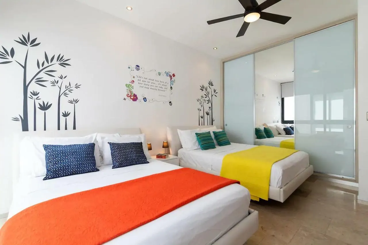 Oasis 2Br Btw 5Ta And Beach Early-Late Check In-Out Option Playa del Carmen 0*,