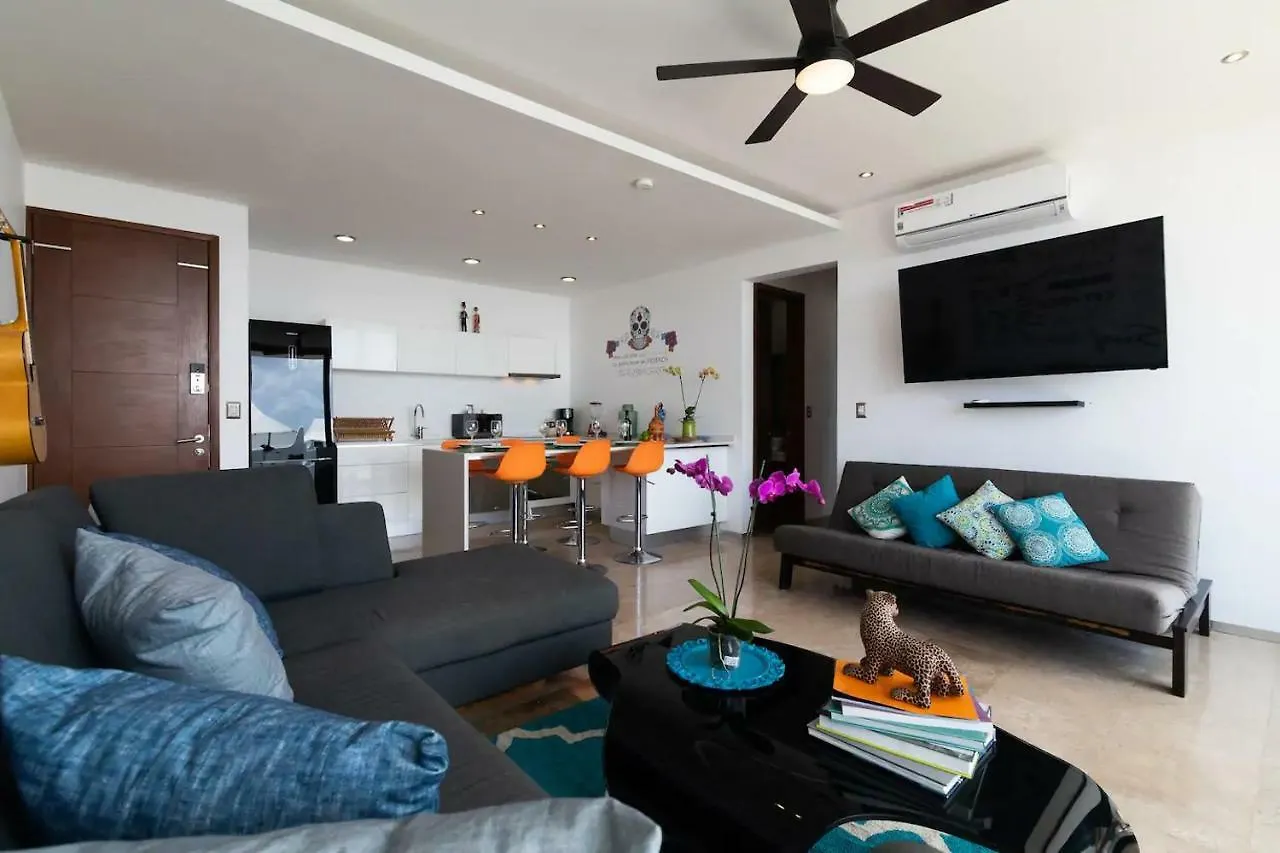 Oasis 2Br Btw 5Ta And Beach Early-Late Check In-Out Option Playa del Carmen Apartment